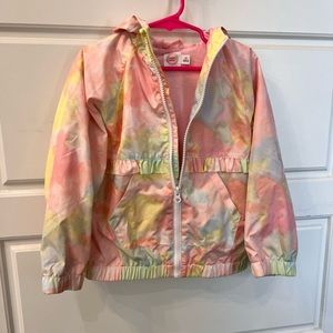 Wonder nation 5t lined rain coat super cute tie dye toddler